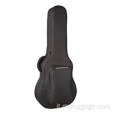 Semplice borsa per la musica per chitarra nera